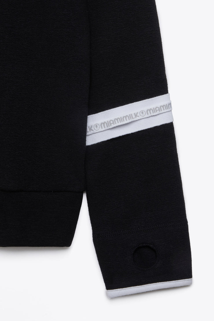 Felpa JapTake-away colore Nero da donna senza cappuccio