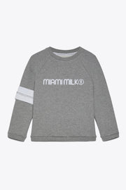 Felpa JapTake-away baby colore grigio da bambino con cappuccio