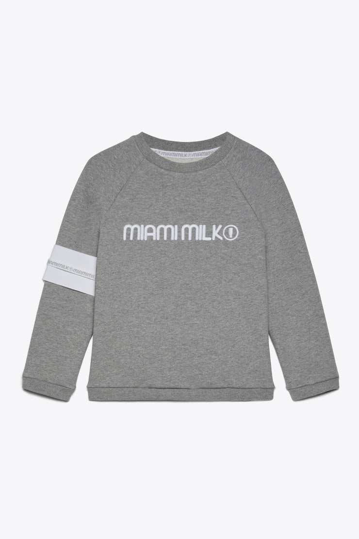 Felpa JapTake-away baby colore grigio da bambino con cappuccio
